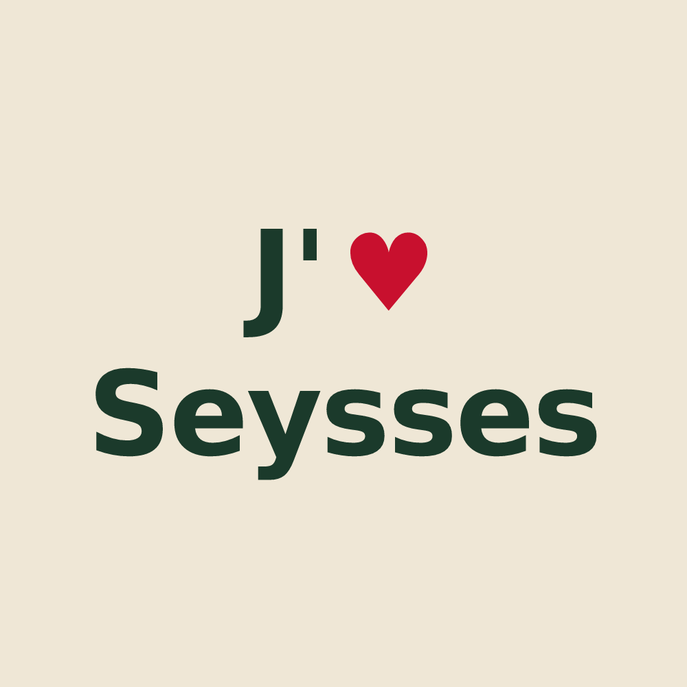Tote bag personnalisé Seysses — design J'aime Seysses