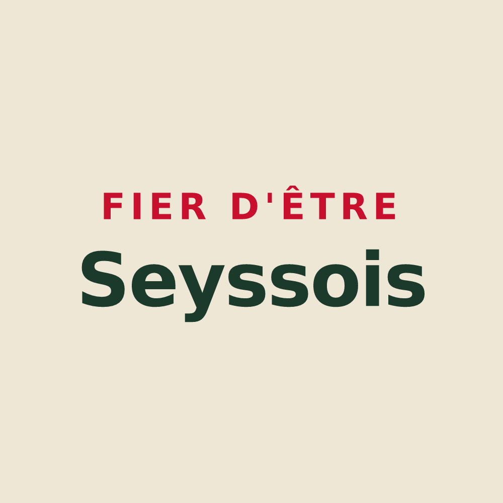 Tote bag « Fier d'être Seyssois » — design pour Seysses