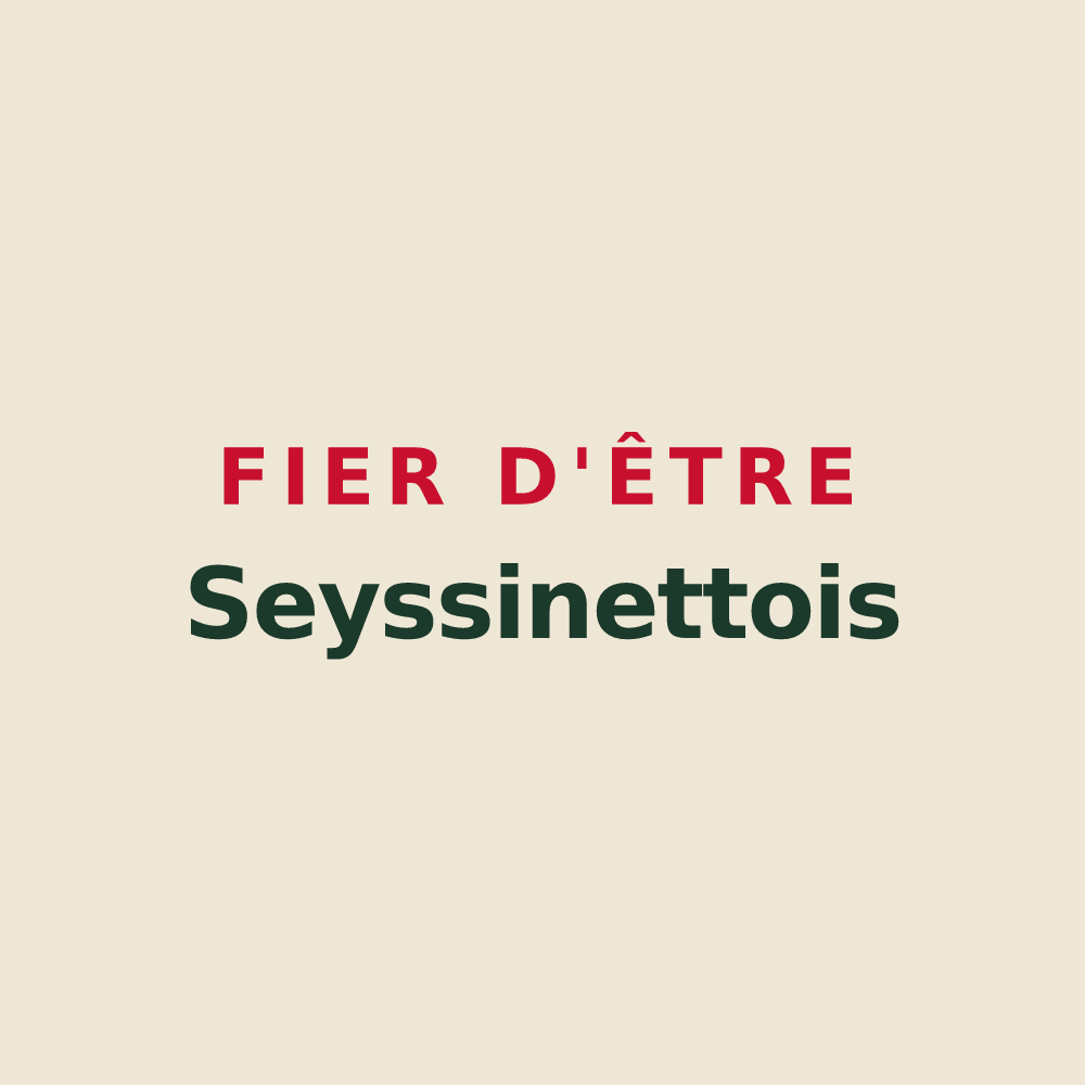 Tote bag « Fier d'être Seyssinettois » — design pour Seyssinet-Pariset
