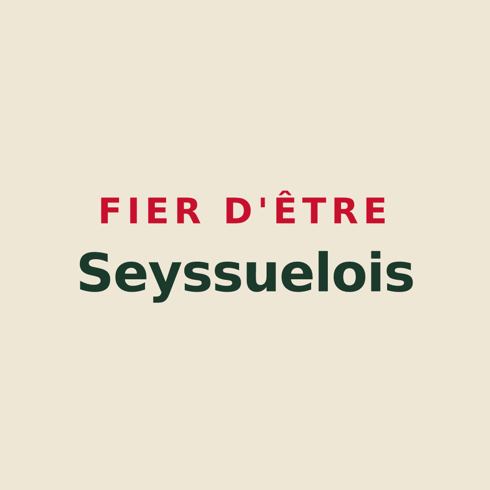Tote bag « Fier d'être Seyssuelois » — design pour Seyssuel