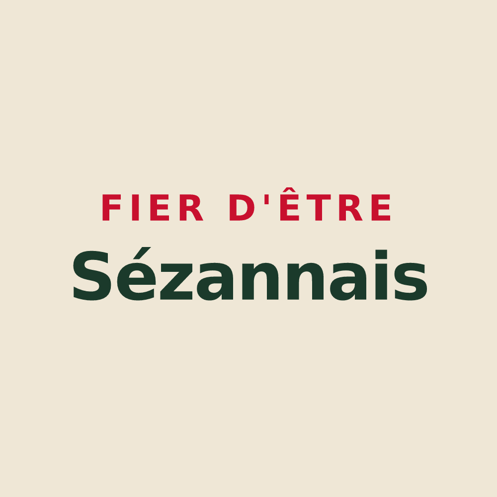 Tote bag « Fier d'être Sézannais » — design pour Sézanne
