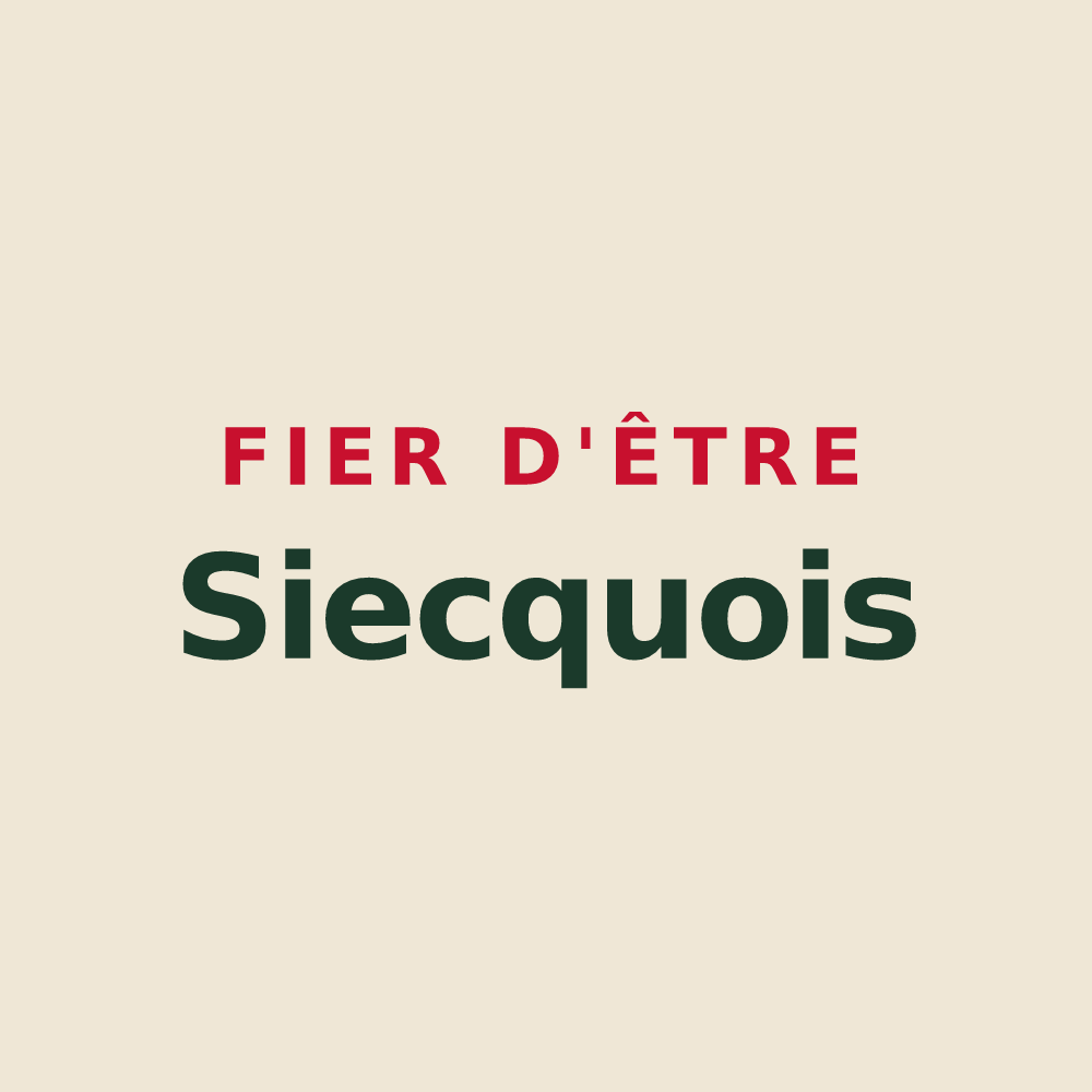 Tote bag « Fier d'être Siecquois » — design pour Siecq