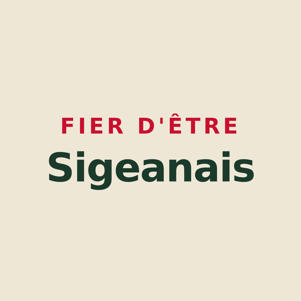 Tote bag « Fier d'être Sigeanais » — design pour Sigean