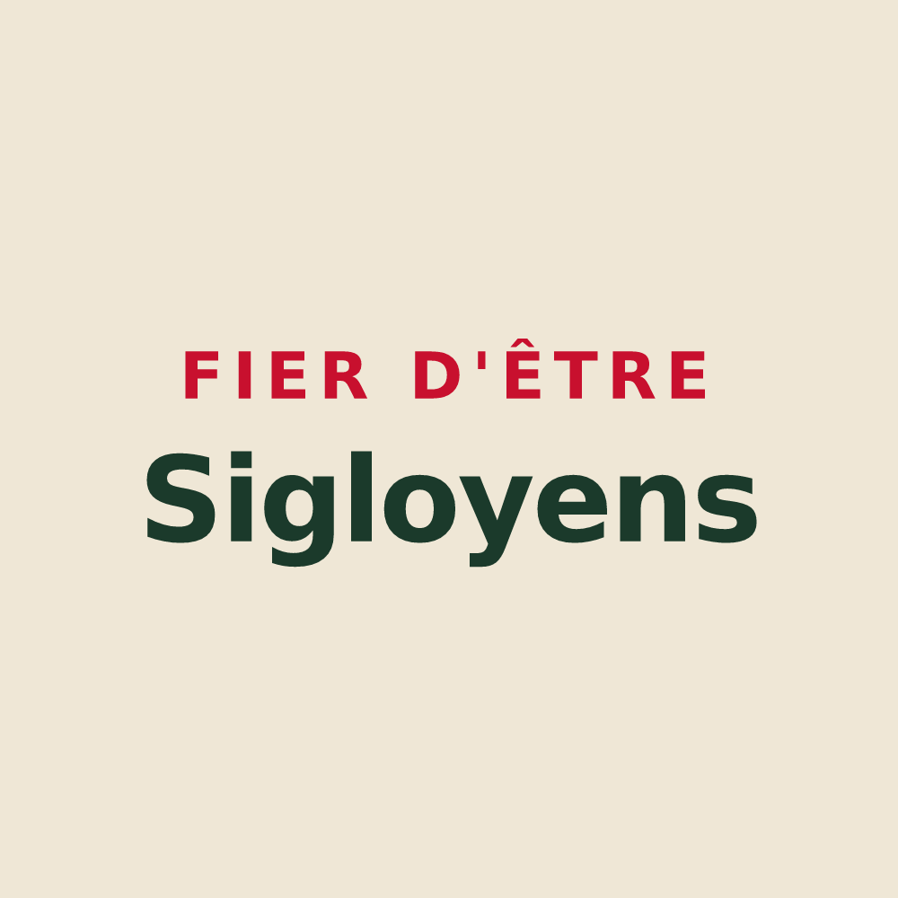 Tote bag « Fier d'être Sigloyens » — design pour Sigloy