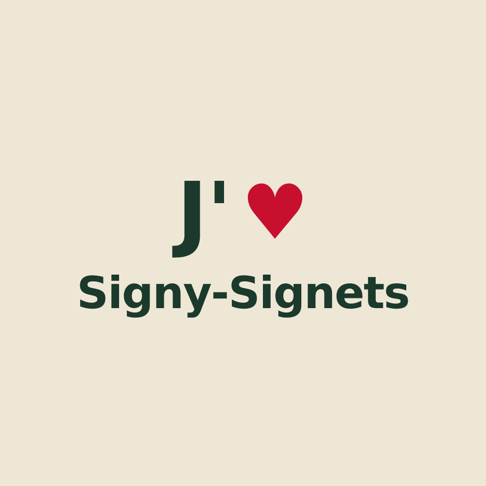 Tote bag personnalisé Signy-Signets — design J'aime Signy-Signets