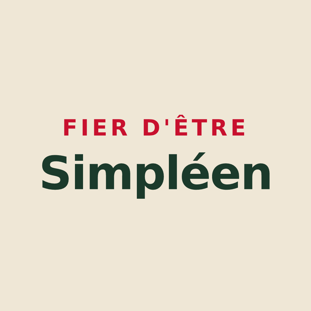 Tote bag « Fier d'être Simpléen » — design pour Simplé