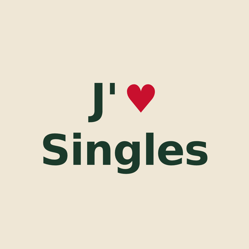Tote bag personnalisé Singles — design J'aime Singles