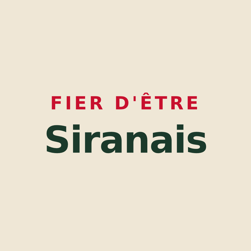 Tote bag « Fier d'être Siranais » — design pour Siran