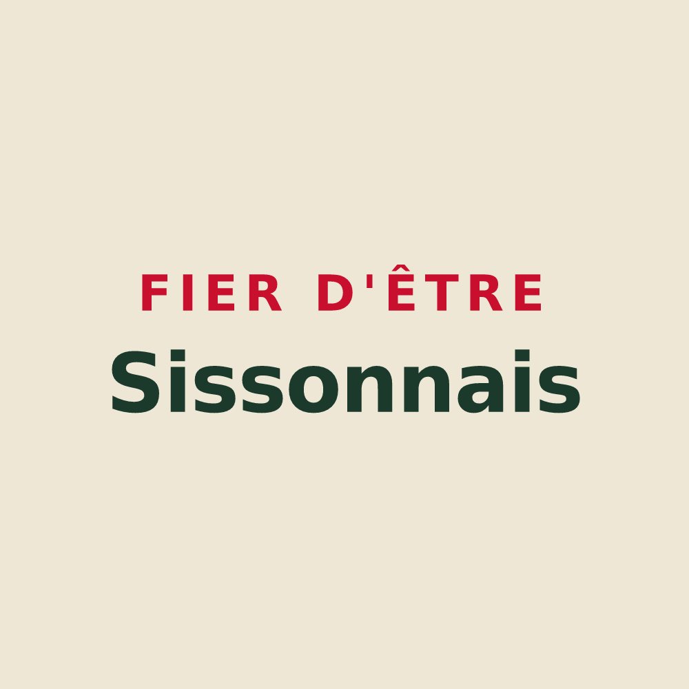 Tote bag « Fier d'être Sissonnais » — design pour Sissonne