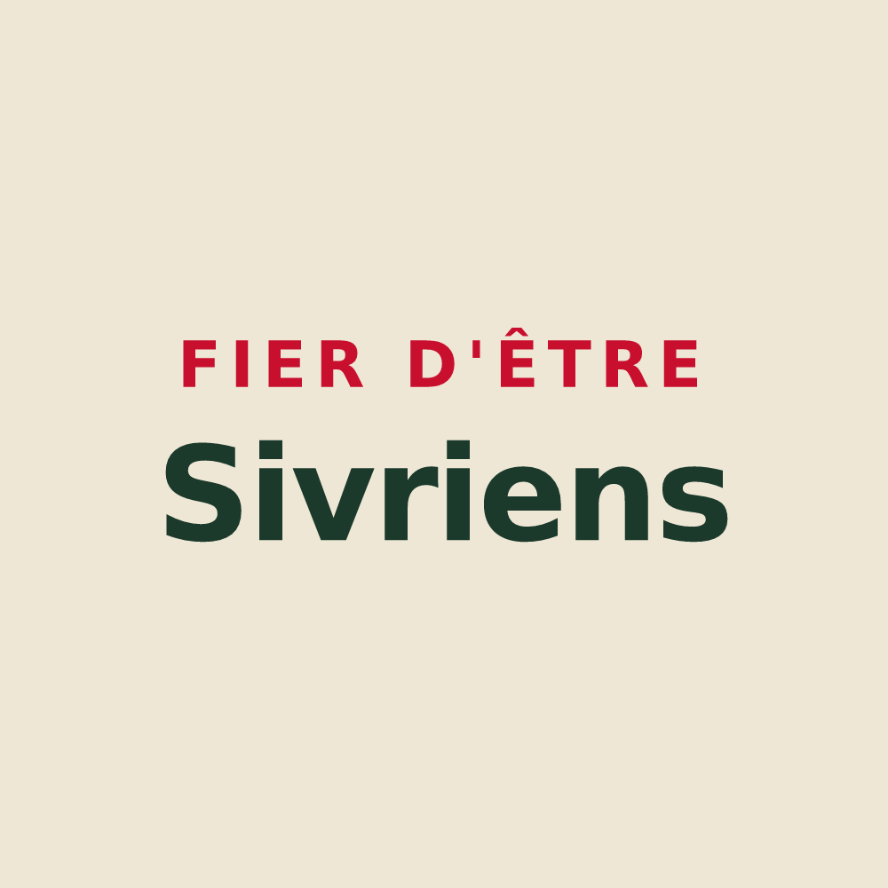 Tote bag « Fier d'être Sivriens » — design pour Sivry