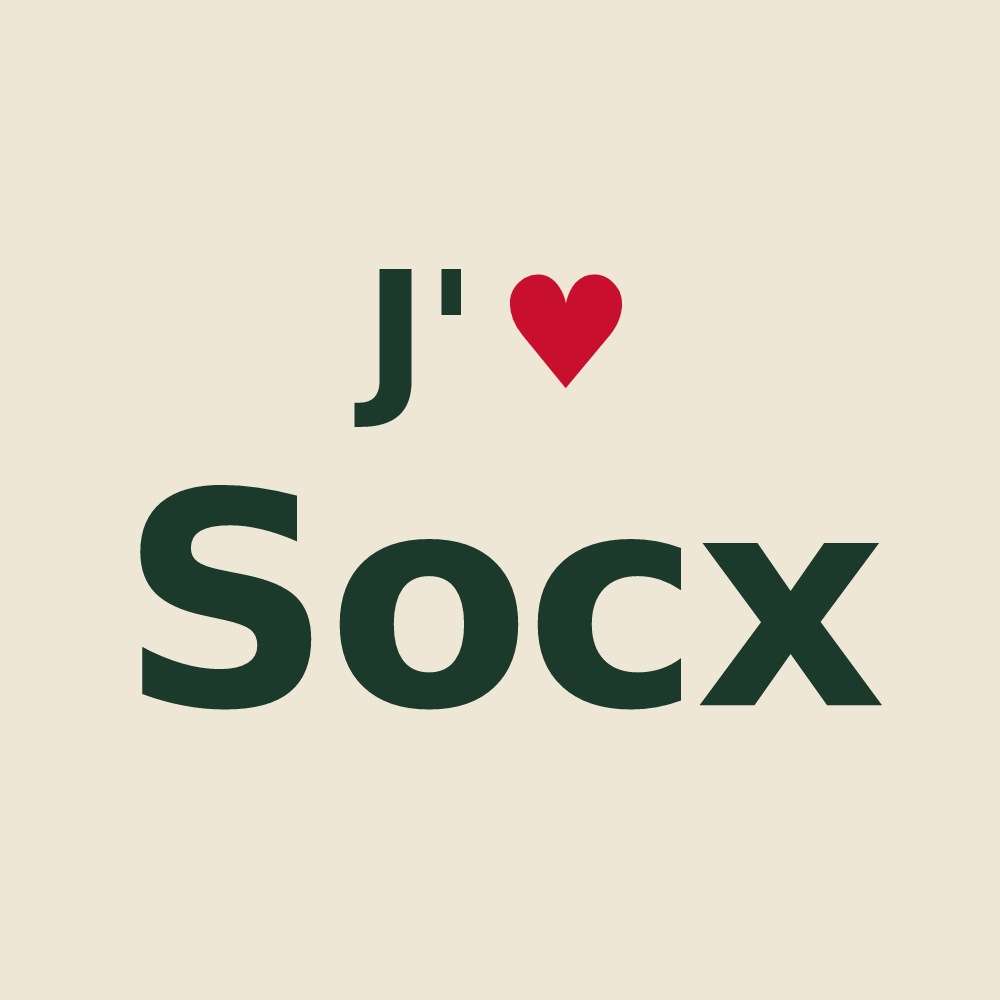 Tote bag personnalisé Socx — design J'aime Socx