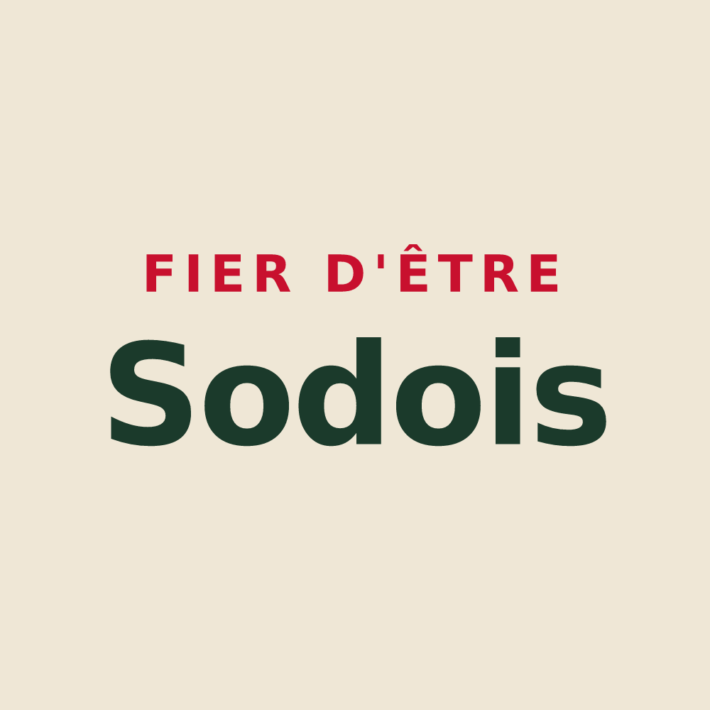 Tote bag « Fier d'être Sodois » — design pour Sode