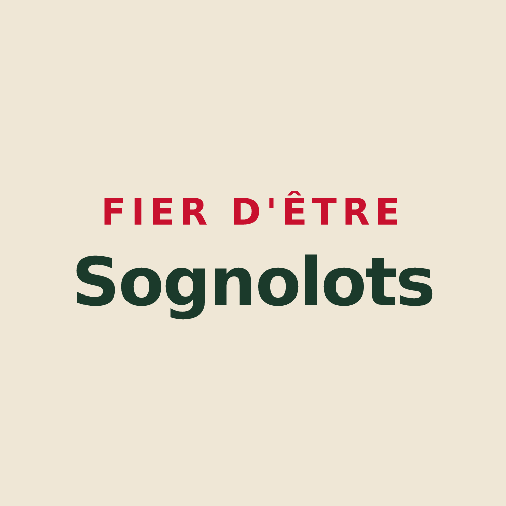 Tote bag « Fier d'être Sognolots » — design pour Sognolles-en-Montois