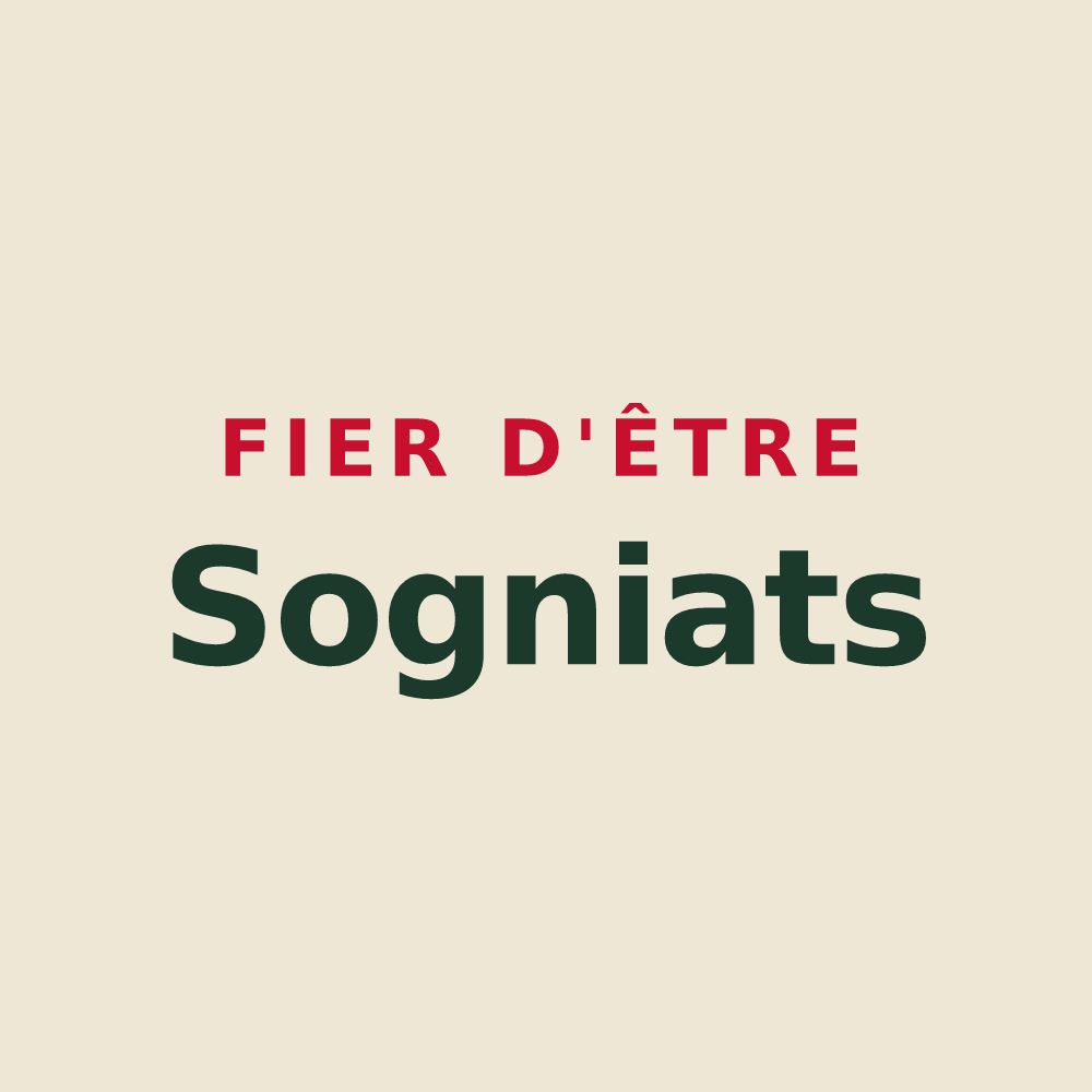 Tote bag « Fier d'être Sogniats » — design pour Sogny-aux-Moulins