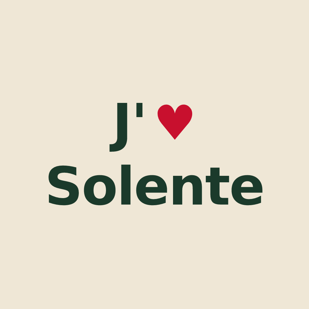 Tote bag personnalisé Solente — design J'aime Solente