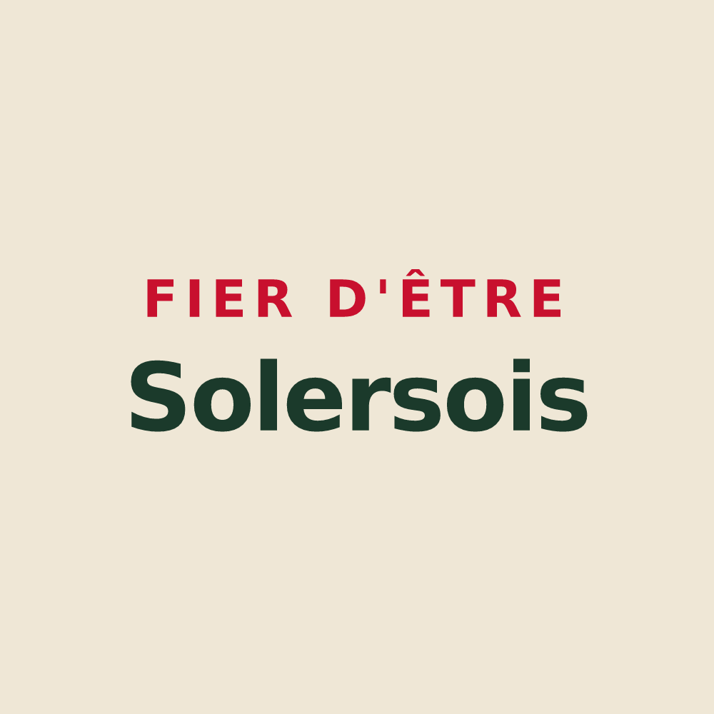 Tote bag « Fier d'être Solersois » — design pour Solers