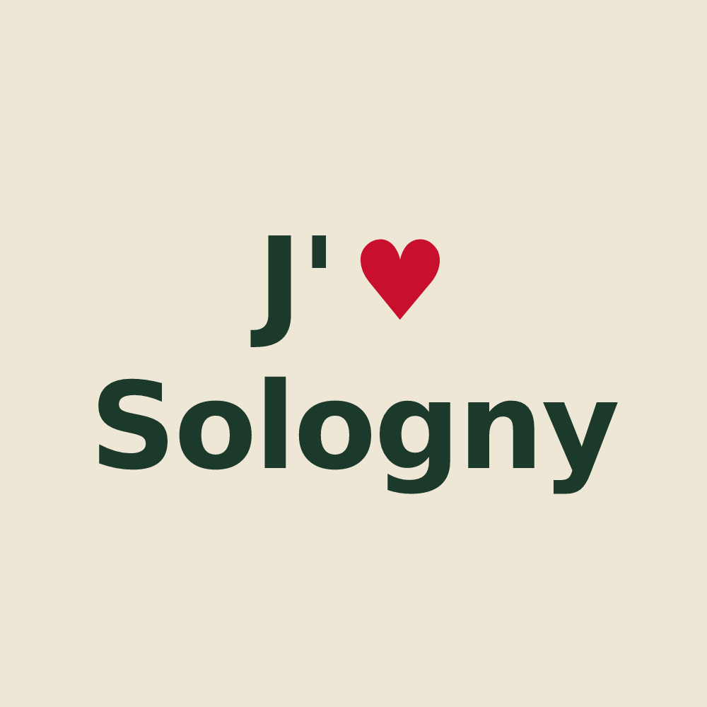 Tote bag personnalisé Sologny — design « J'aime Sologny » imprimé sur le tote bag