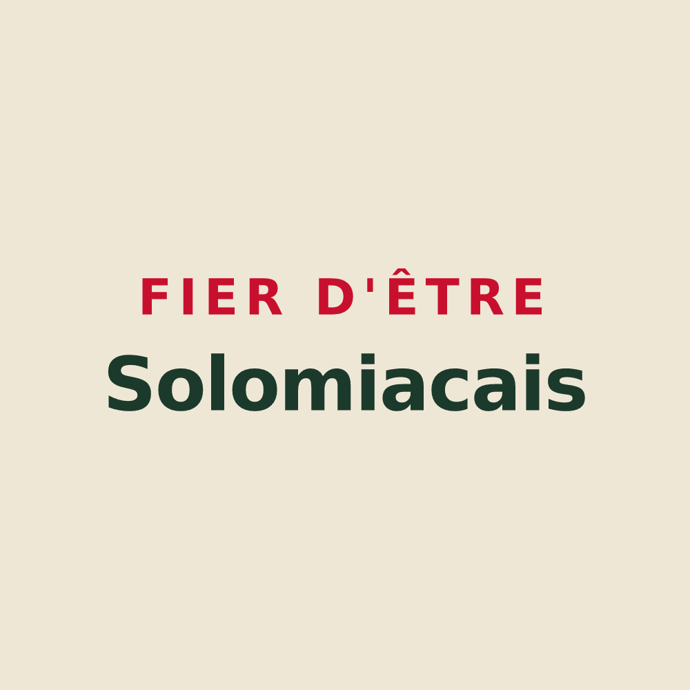 Tote bag « Fier d'être Solomiacais » — design pour Solomiac