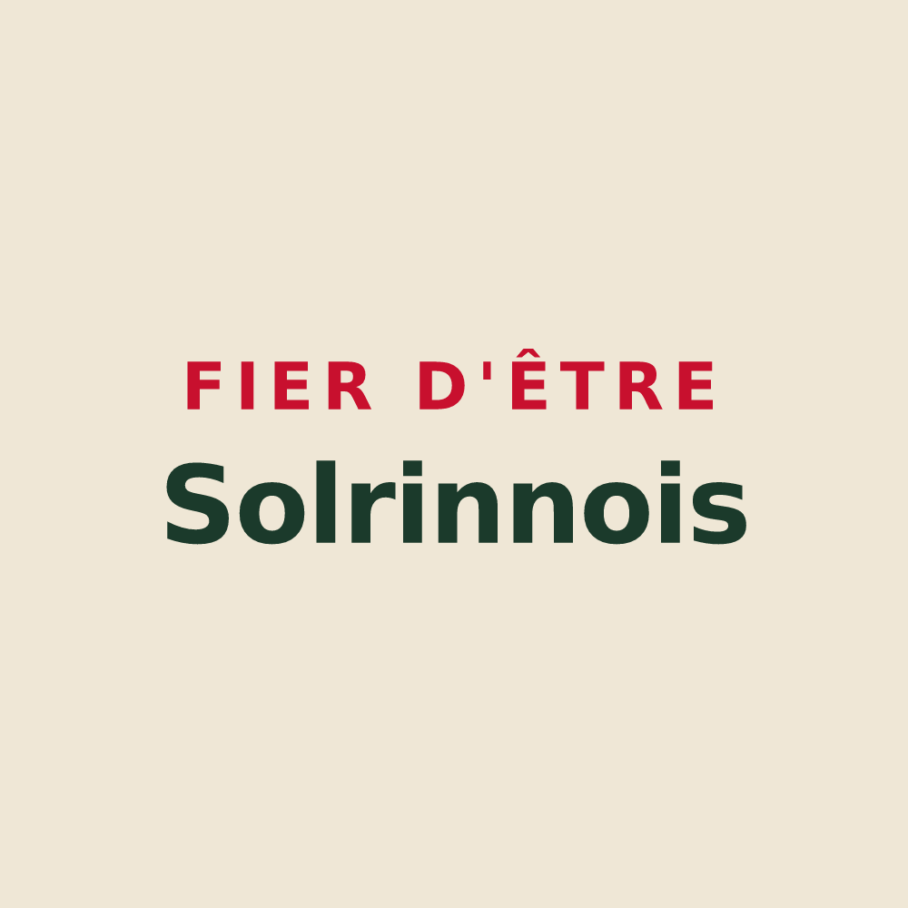 Tote bag « Fier d'être Solrinnois » — design pour Solrinnes