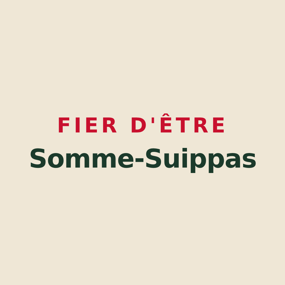 Tote bag « Fier d'être Somme-Suippas » — design pour Somme-Suippe