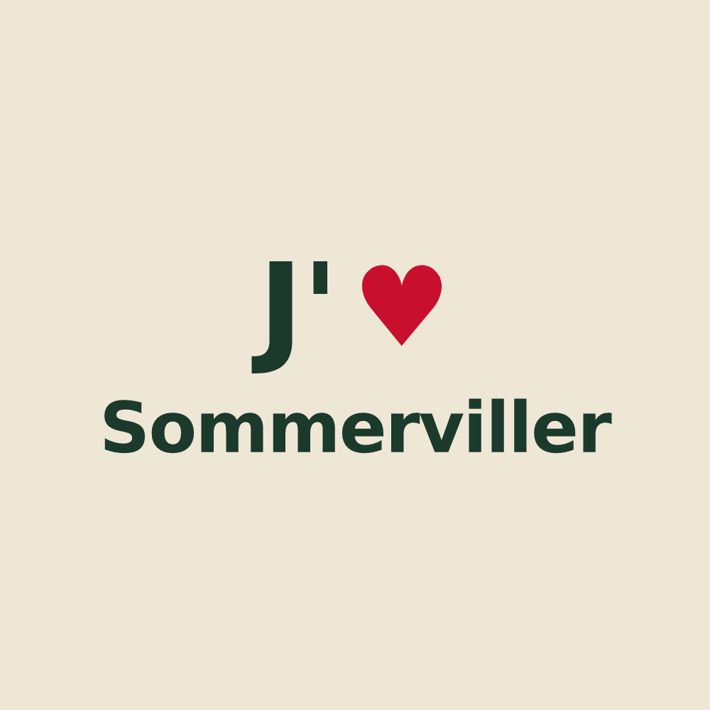 Tote bag personnalisé Sommerviller — design J'aime Sommerviller