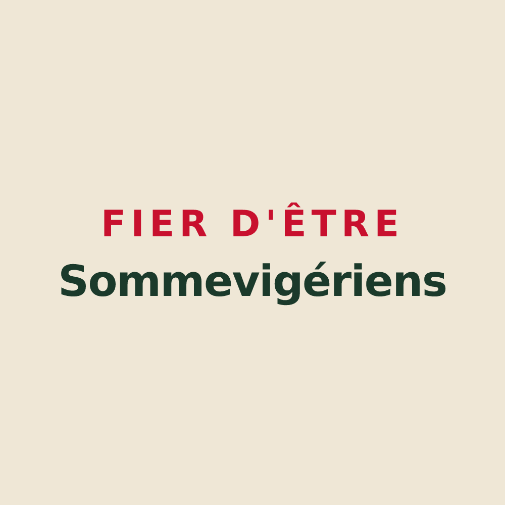Tote bag « Fier d'être Sommevigériens » — design pour Sommevoire