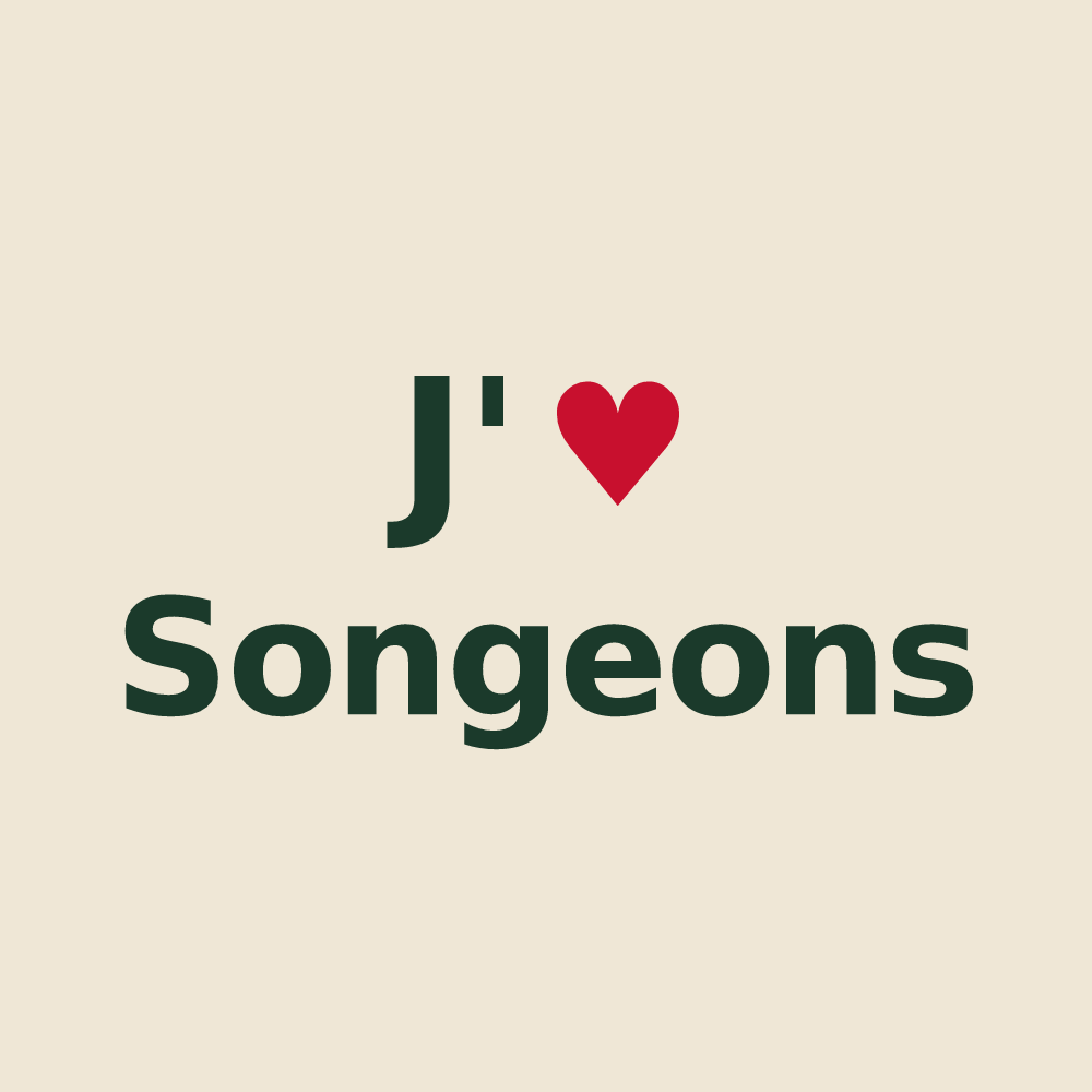 Tote bag personnalisé Songeons — design J'aime Songeons
