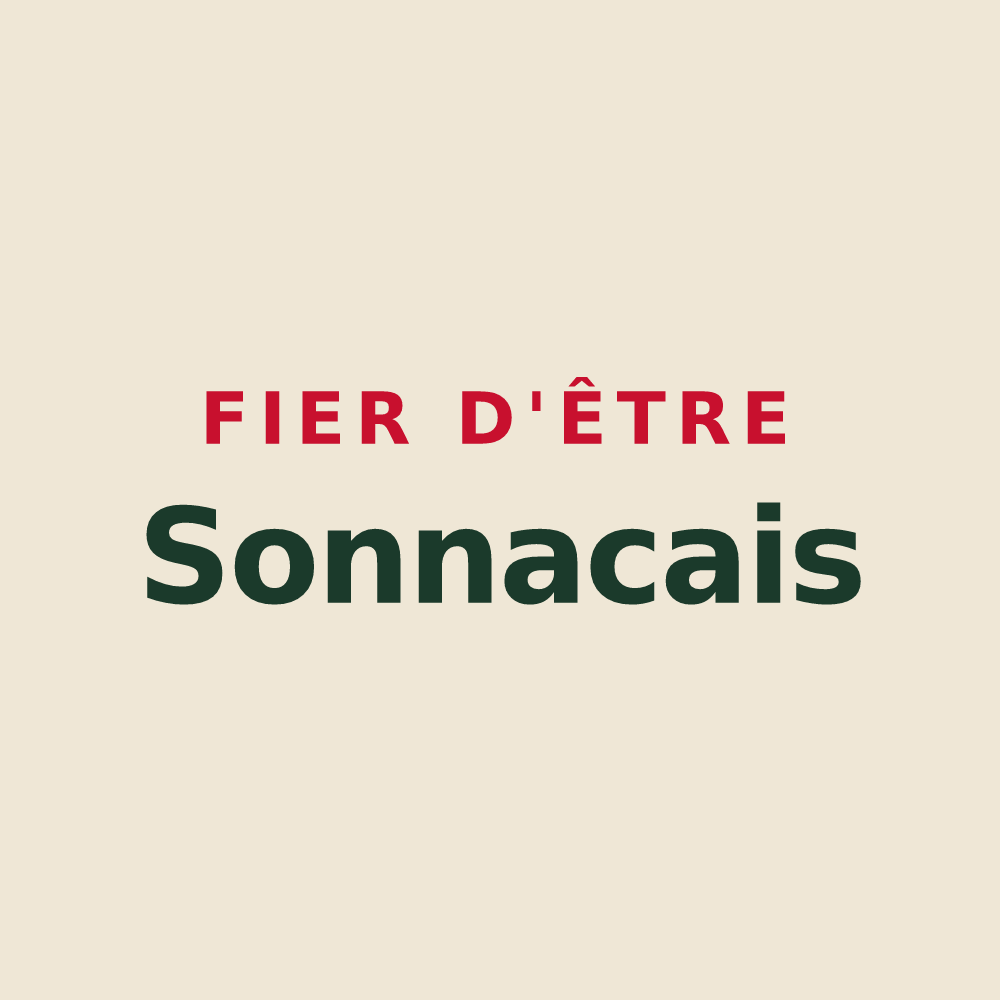 Tote bag « Fier d'être Sonnacais » — design pour Sonnac