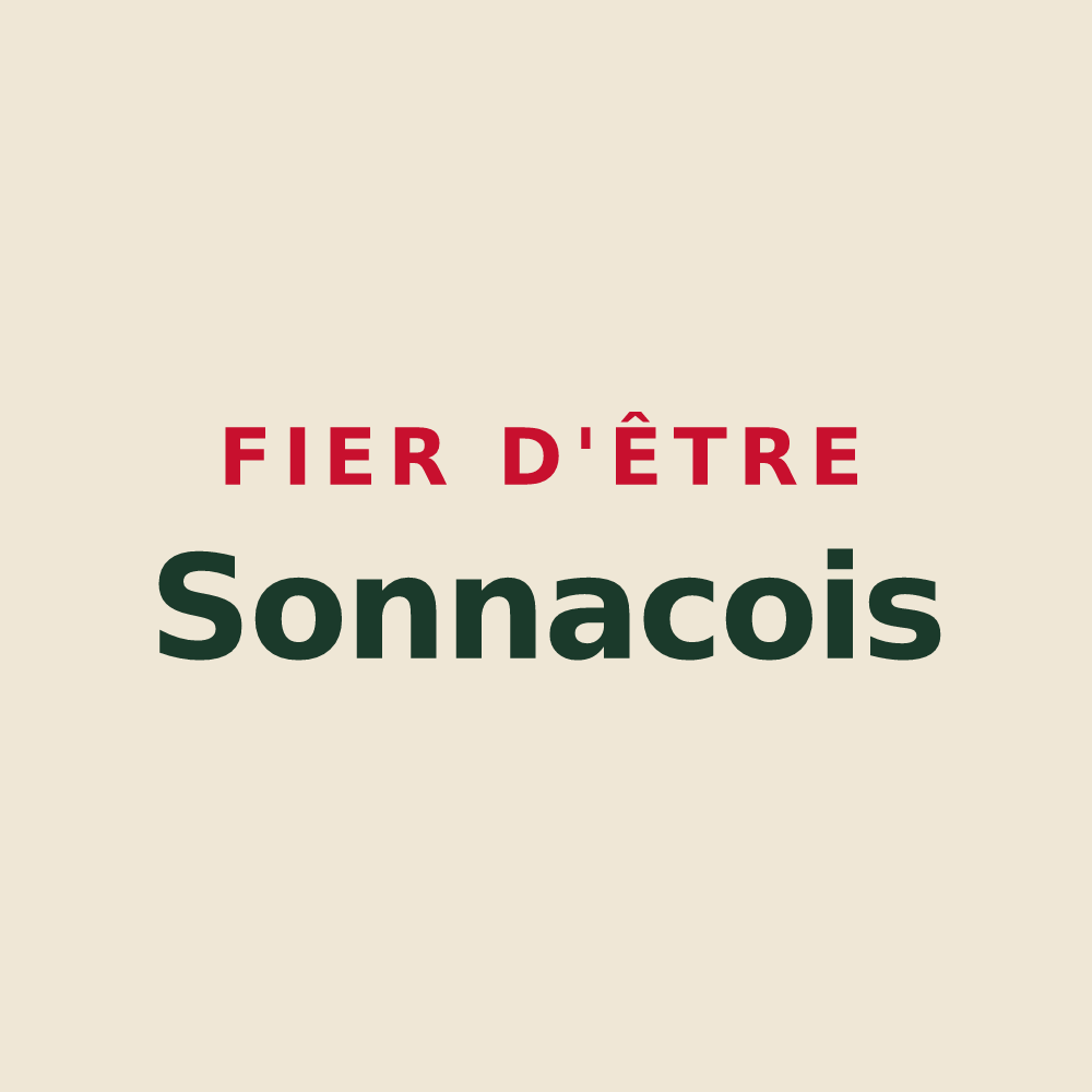 Tote bag « Fier d'être Sonnacois » — design pour Sonnac