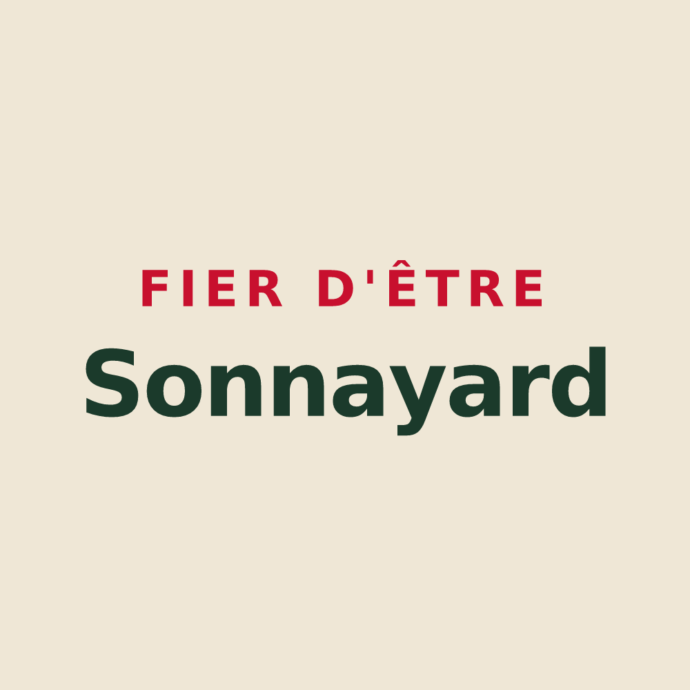 Tote bag « Fier d'être Sonnayard » — design pour Sonnay