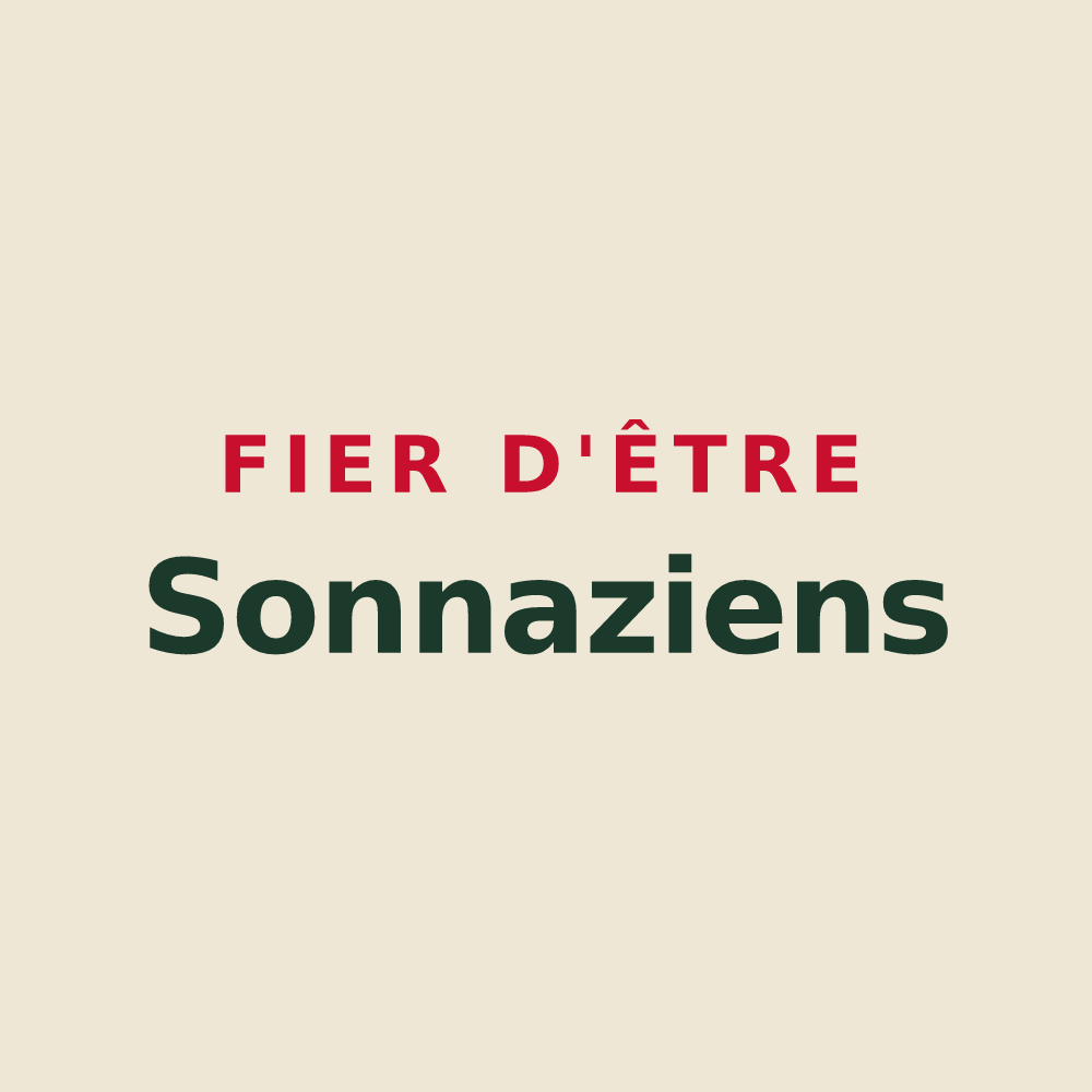 Tote bag « Fier d'être Sonnaziens » — design pour Sonnaz