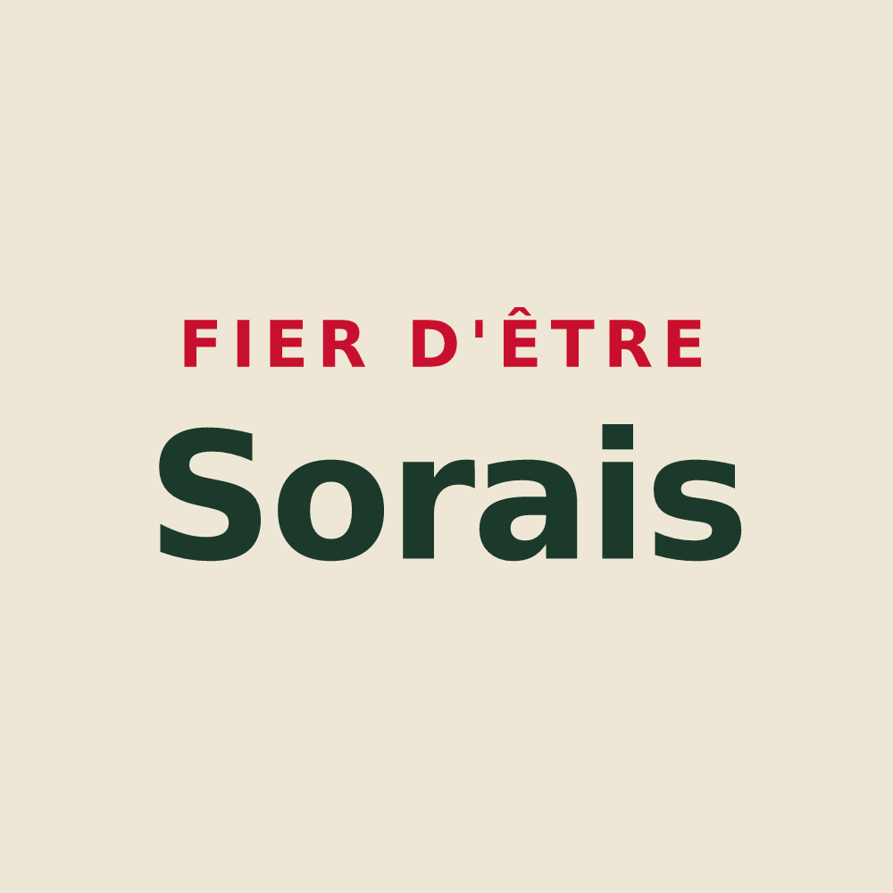 Tote bag « Fier d'être Sorais » — design pour Sor
