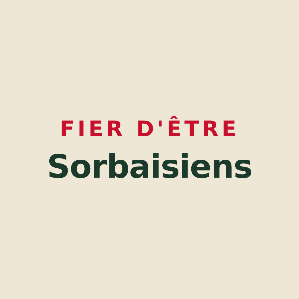 Tote bag « Fier d'être Sorbaisiens » — design pour Sorbais