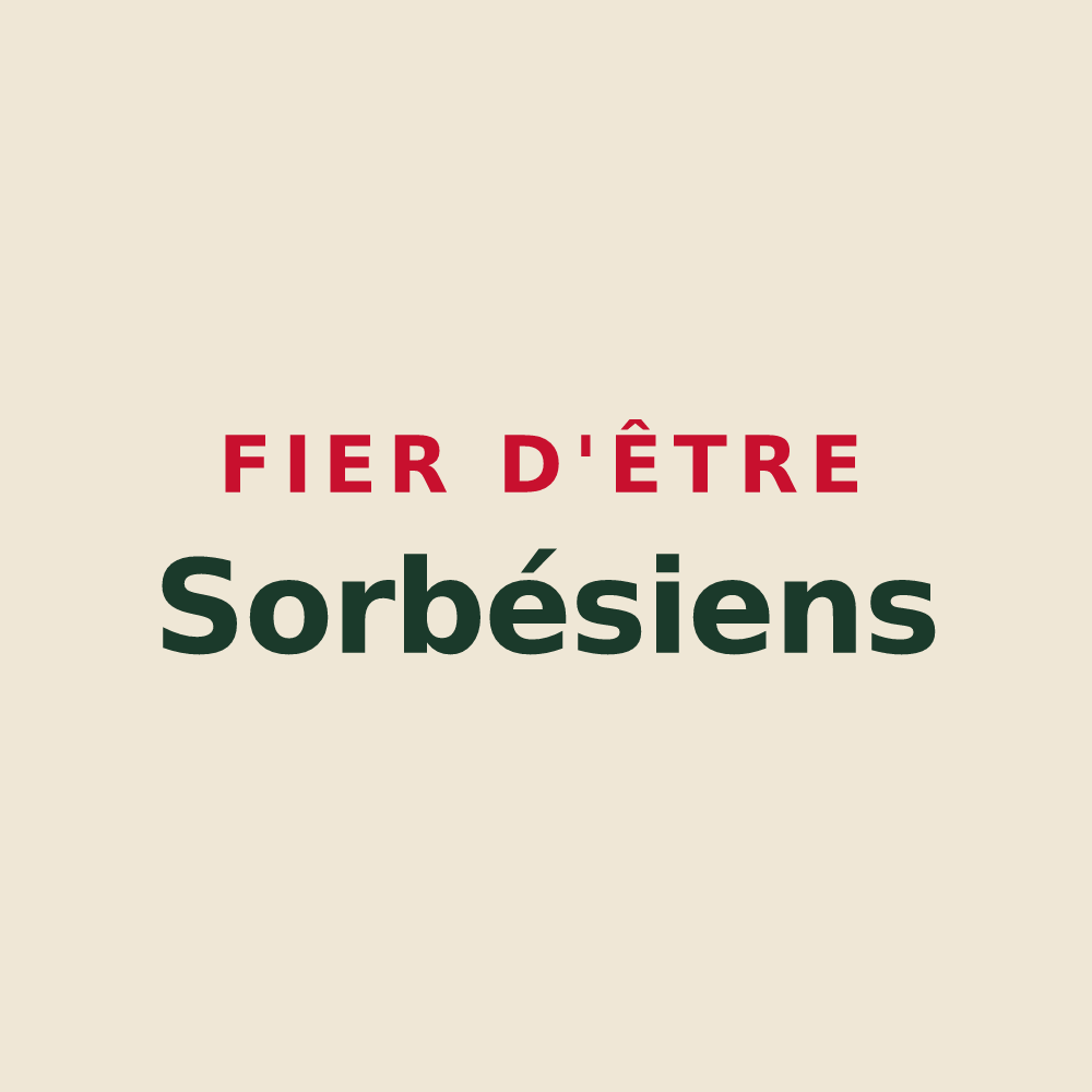 Tote bag « Fier d'être Sorbésiens » — design pour Sorbets