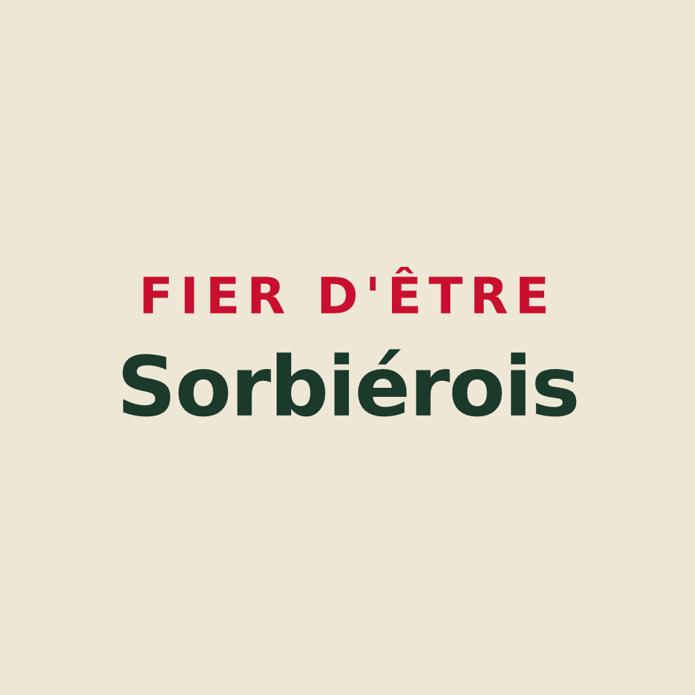 Tote bag « Fier d'être Sorbiérois » — design pour Sorbier