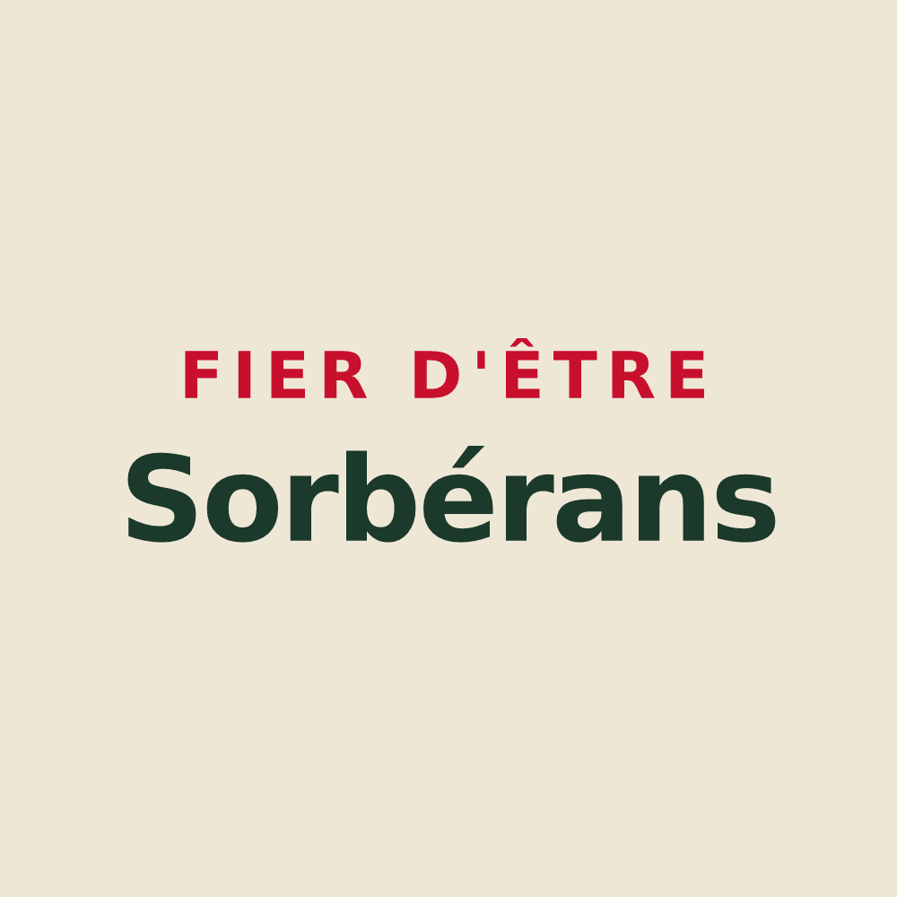Tote bag « Fier d'être Sorbérans » — design pour Sorbiers