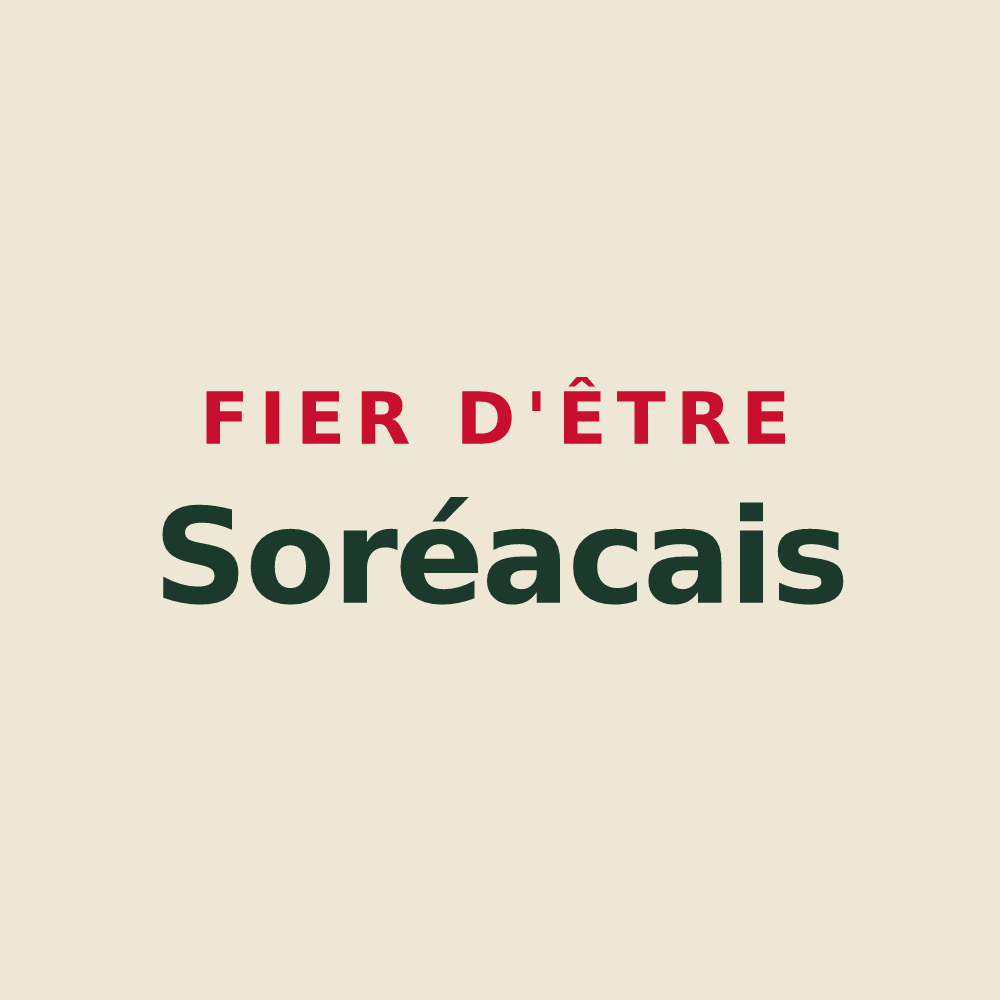 Tote bag « Fier d'être Soréacais » — design pour Soréac