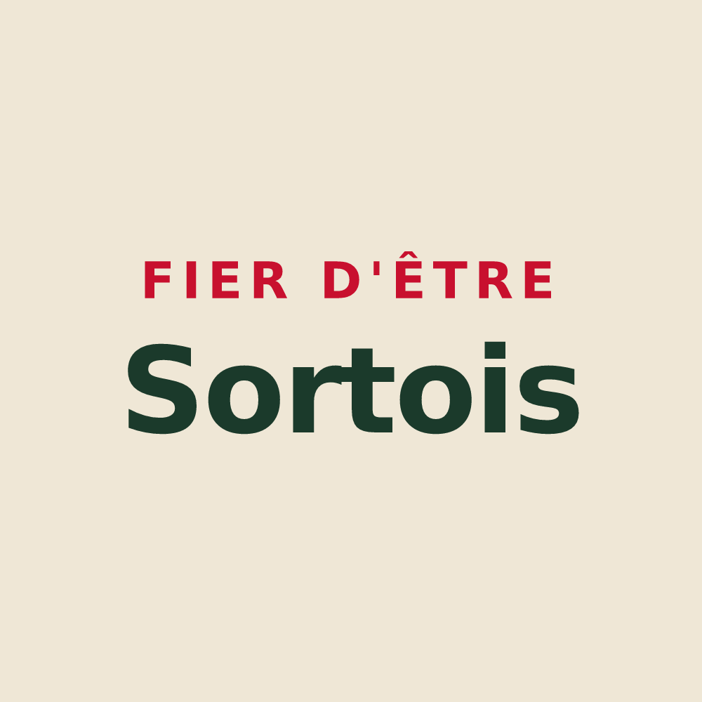Tote bag « Fier d'être Sortois » — design pour Sort-en-Chalosse