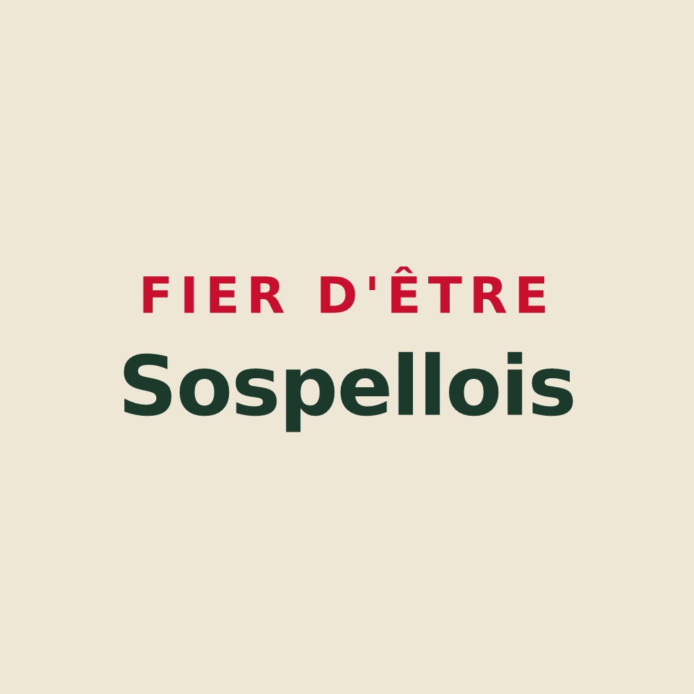 Tote bag « Fier d'être Sospellois » — design pour Sospel