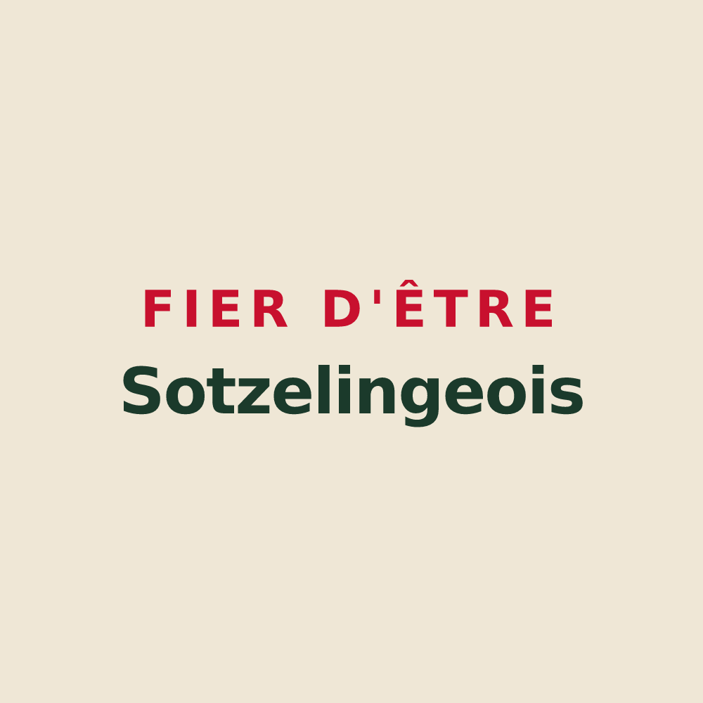 Tote bag « Fier d'être Sotzelingeois » — design pour Sotzeling