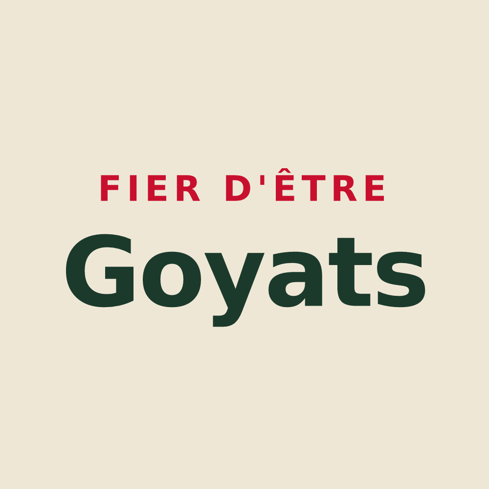 Tote bag « Fier d'être Goyats » — design pour Souain-Perthes-lès-Hurlus