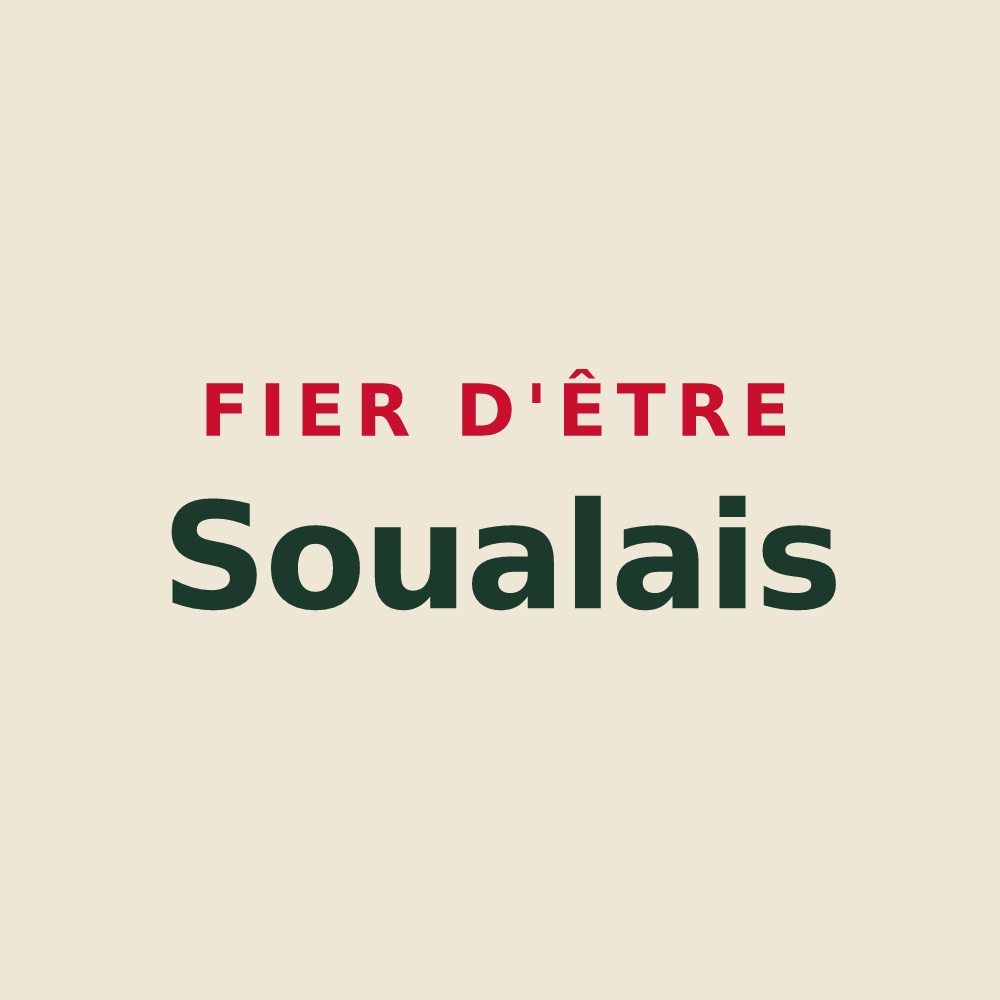 Tote bag « Fier d'être Soualais » — design pour Soual