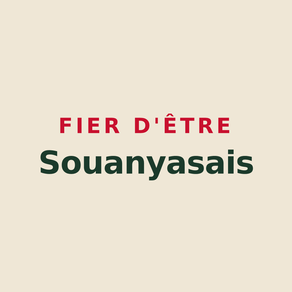 Tote bag « Fier d'être Souanyasais » — design pour Souanyas