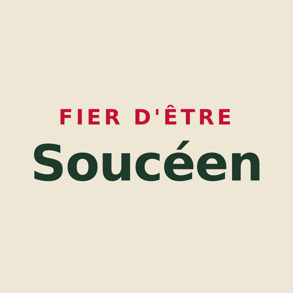 Tote bag « Fier d'être Soucéen » — design pour Soucé