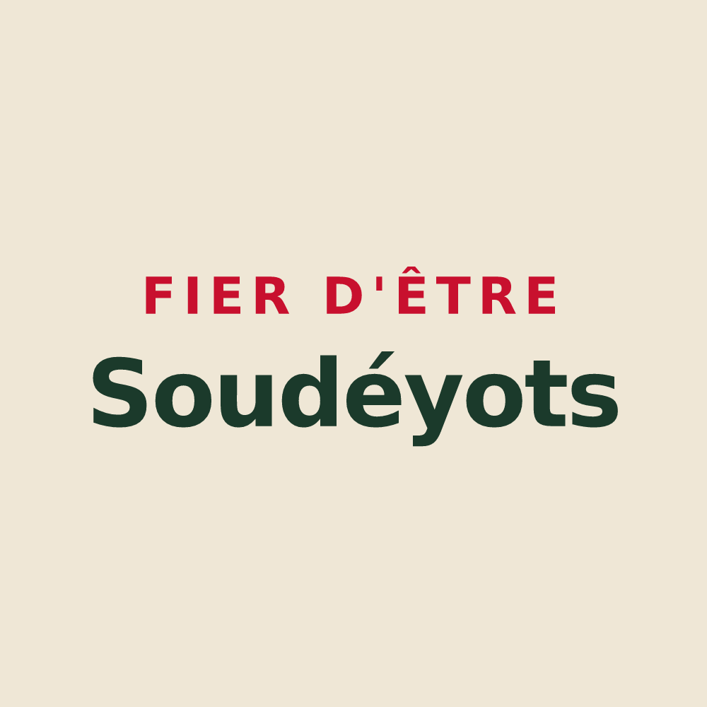 Tote bag « Fier d'être Soudéyots » — design pour Soudé