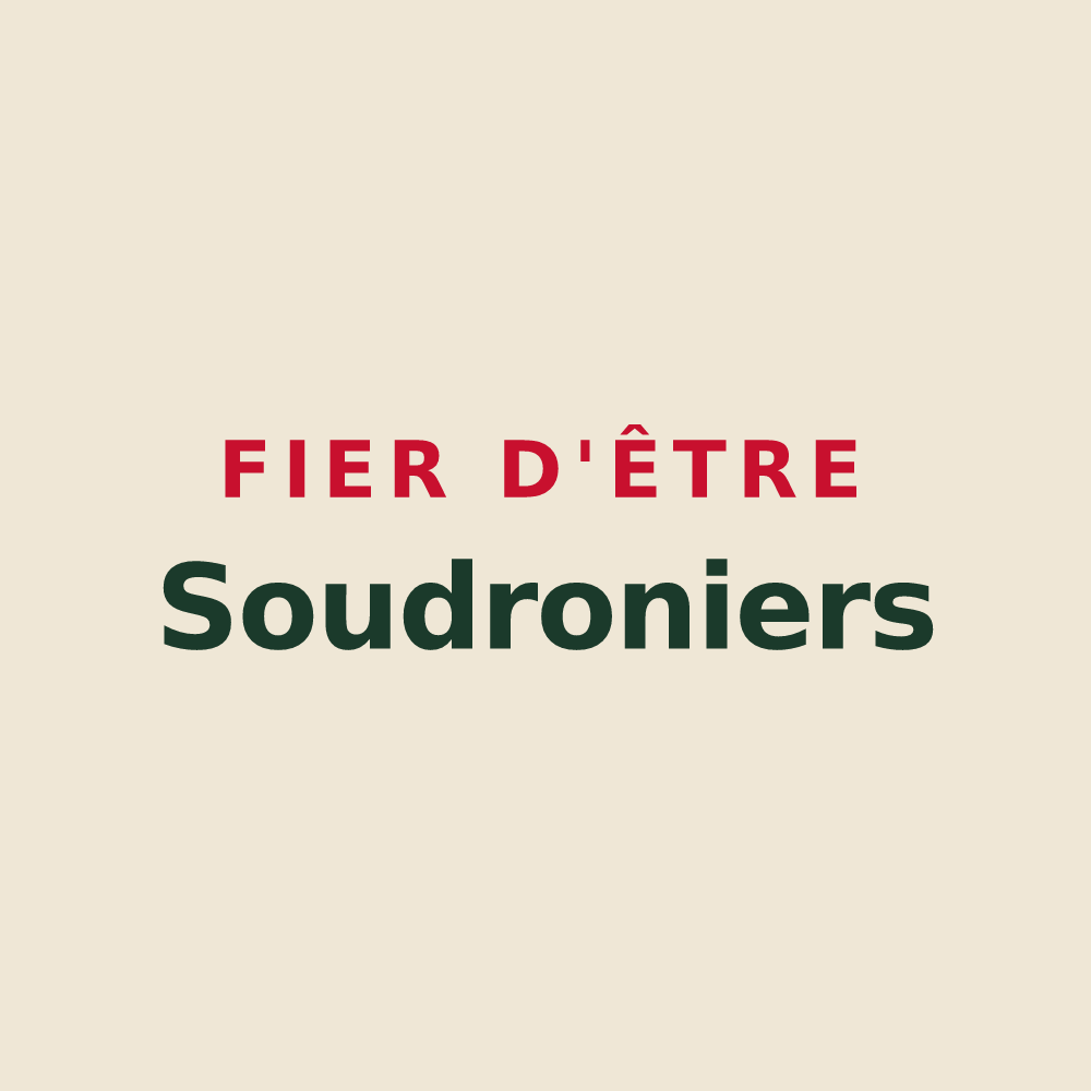 Tote bag « Fier d'être Soudroniers » — design pour Soudron