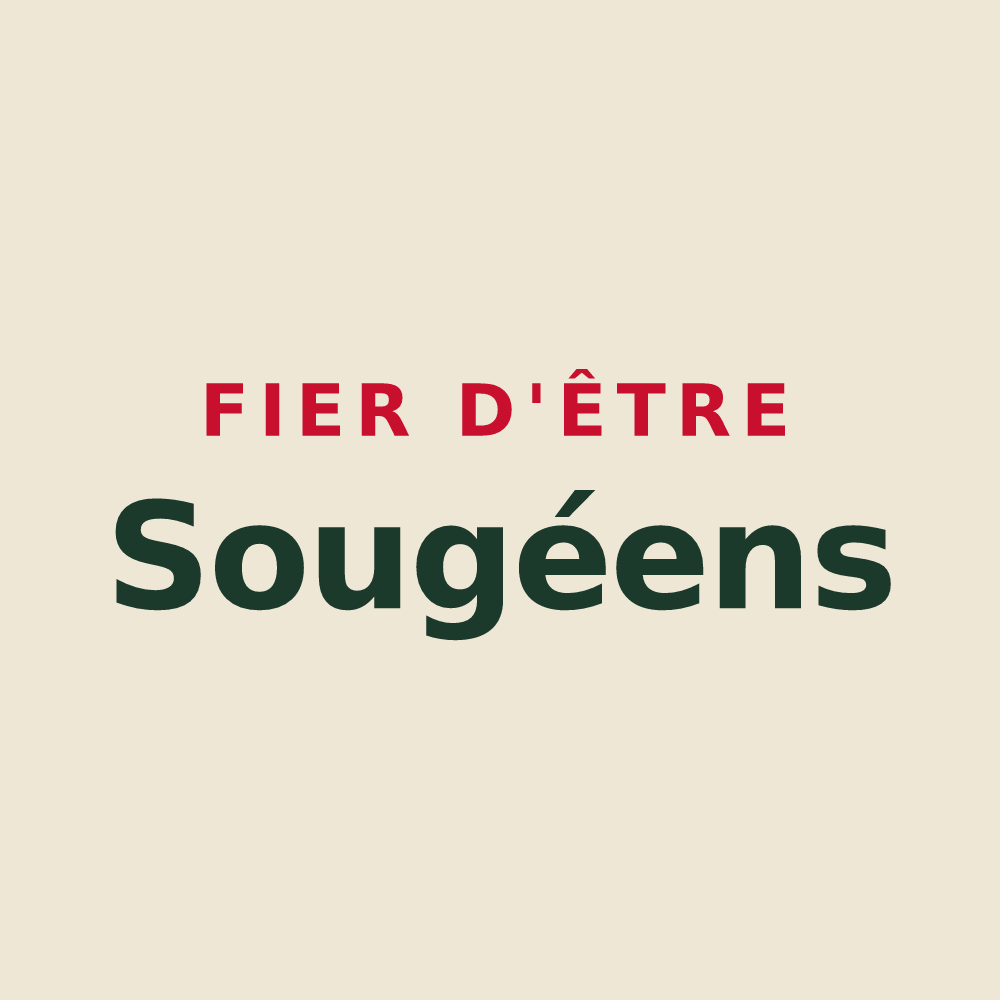 Tote bag « Fier d'être Sougéens » — design pour Sougé