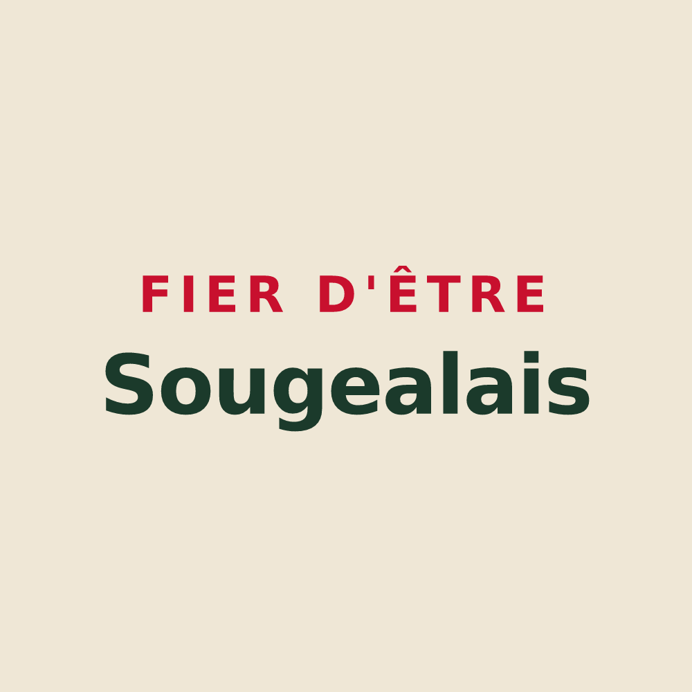 Tote bag « Fier d'être Sougealais » — design pour Sougeal