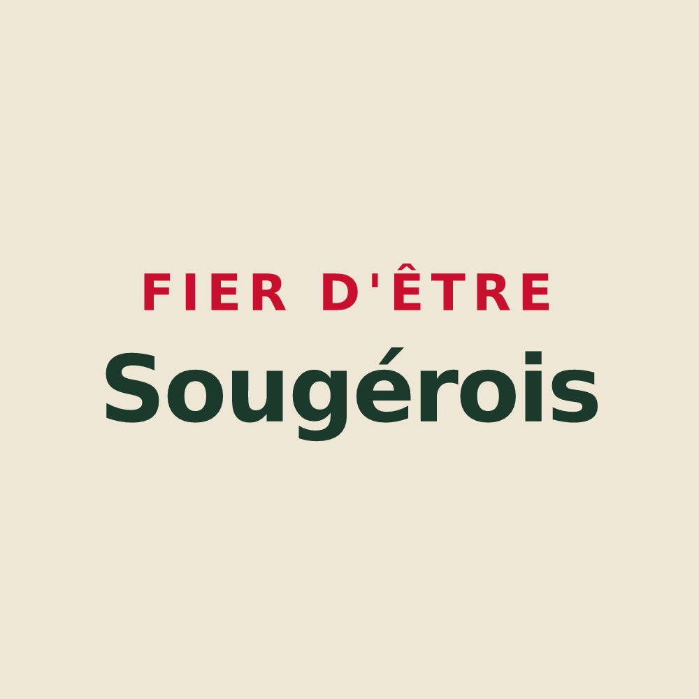 Tote bag « Fier d'être Sougérois » — design pour Sougères-en-Puisaye