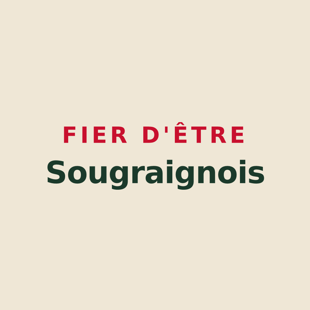 Tote bag « Fier d'être Sougraignois » — design pour Sougraigne